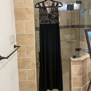 Black evening gown